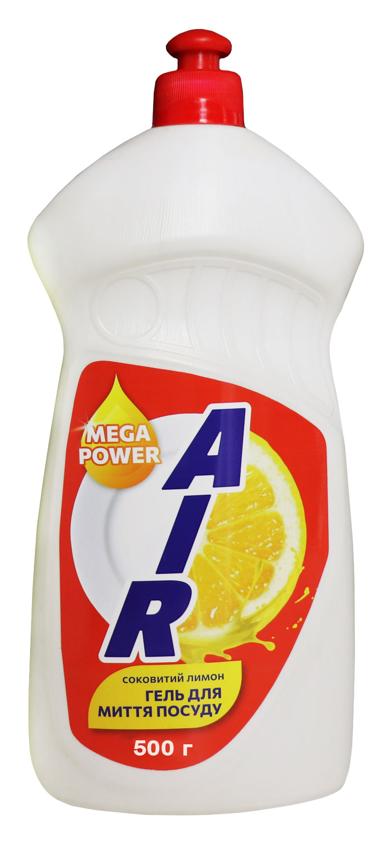 Гель для миття посуду "AIR" 500г соковитий лимон